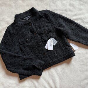 Universal Standard Black Lady Tweed Style Jacket XS | NWT
